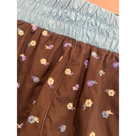 Free People Movement “Get Your Flirt On” Shorts Blue 4 Athletic Flowy Activewear - Picture 4 of 4